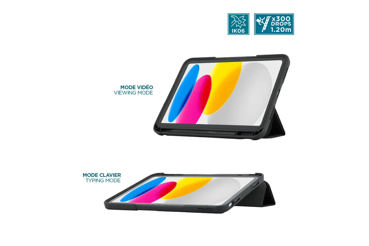 Mobilis Ultra Rugged Case iPad 11" 2025 iPad 10.9" zwart ( 062010 )