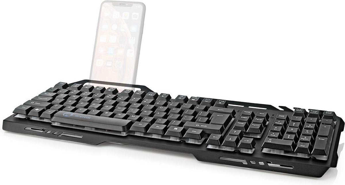 Nedis Bedraad Gaming Toetsenbord - USB 2.0 - Membrane Toetsen - LED - US internationaal