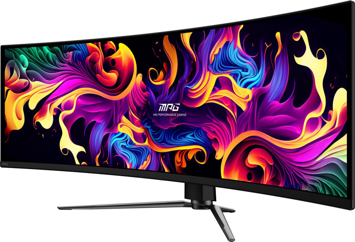 MSI MPG 491CQP QD-OLED - Curved Ultrawide Gaming Monitor - 144 Hz - USB-C PD 90W