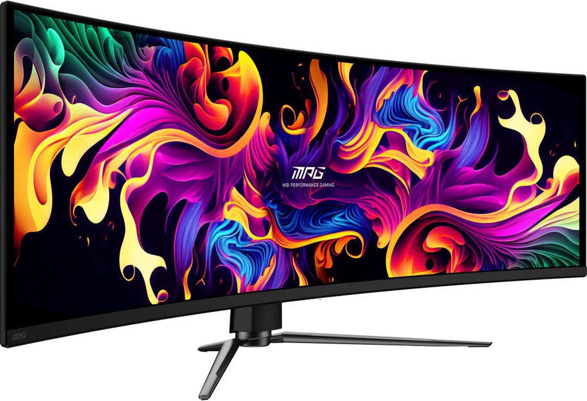 MSI MPG 491CQP QD-OLED - Curved Ultrawide Gaming Monitor - 144 Hz - USB-C PD 90W