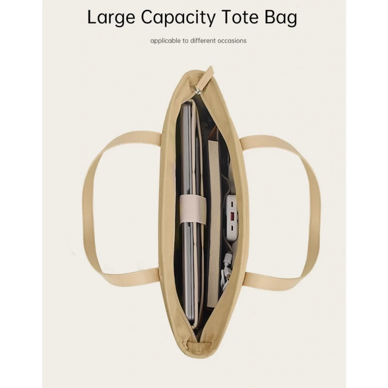 WiWU Ora Tote Lady 16" Laptop Handbag – Waterproof, Multi-Pocket Design with Laptop Compartment & Large Capacity for Women