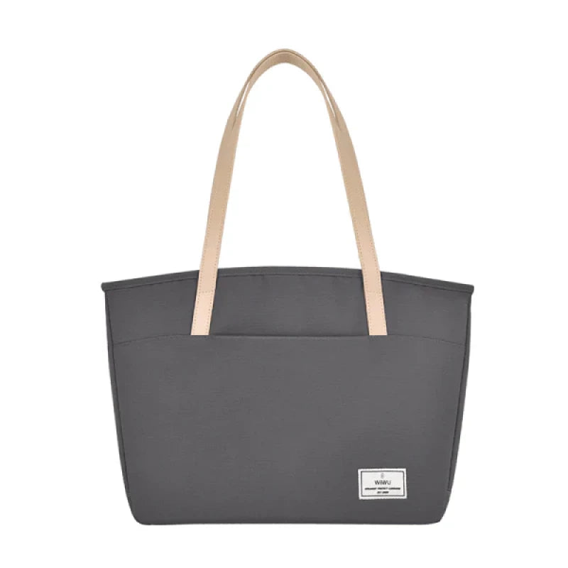 WiWU Ora Tote Lady 16" Laptop Handbag – Waterproof, Multi-Pocket Design with Laptop Compartment & Large Capacity for Women