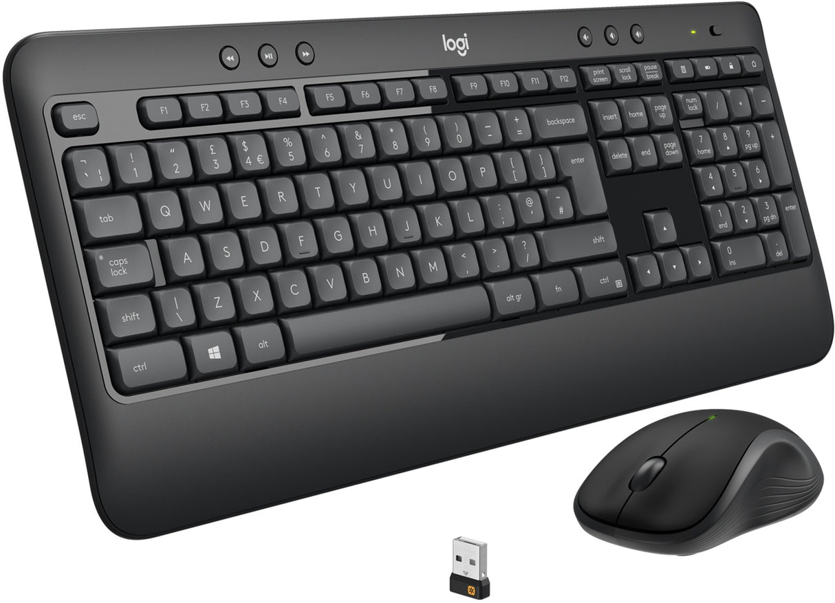 Logitech MK540 Advanced Wireless Desktopset US Layout