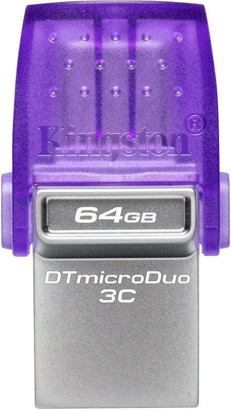Kingston Technology DataTraveler 64GB microDuo 3C 200 MB/s dubbele USB-A + USB-C