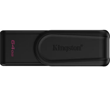 Kingston Technology DataTraveler 64GB Portable USB 3.2 Gen 1 Exodia S (Black/Black)