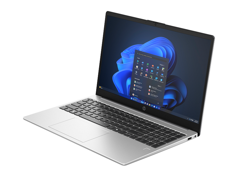 HP 250R G10 , 15.6" Full HD IPS , Intel Core 5 120U , 16GB DDR5 , 512GB SSD , Windows 11 Professional , Verlicht Toetsenbord