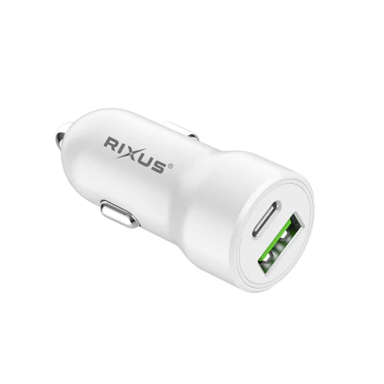 Rixus RXCC16S Super Fast Car Adapter Dual Port
