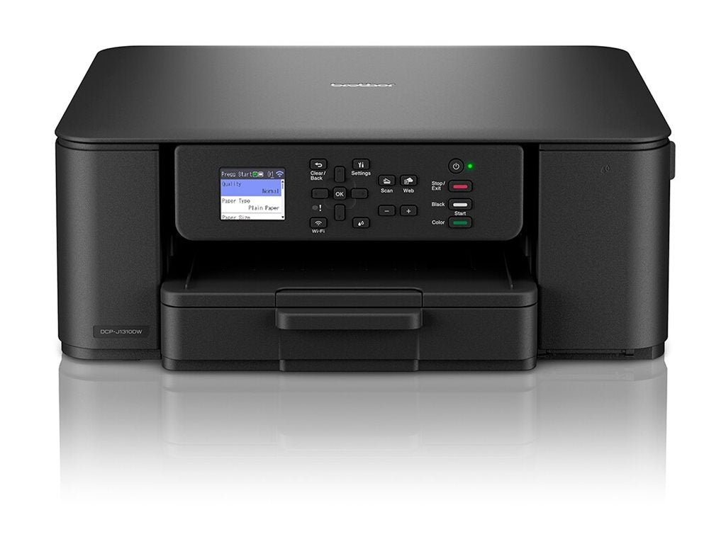 BROTHER DCP-J1310DW Compact 3-in-1 wireless inkjet printer with duplex print 16ppm