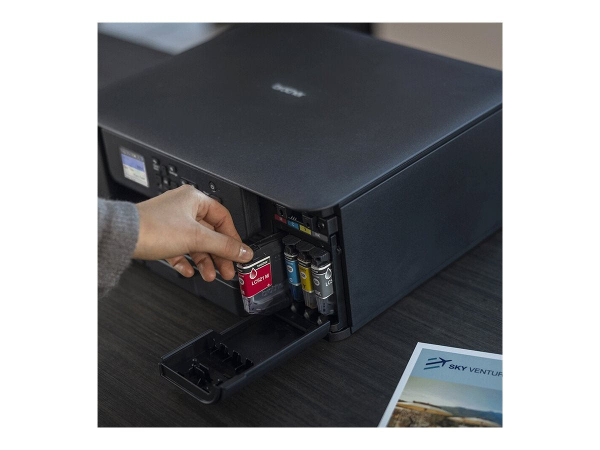 BROTHER DCP-J1310DW Compact 3-in-1 wireless inkjet printer with duplex print 16ppm