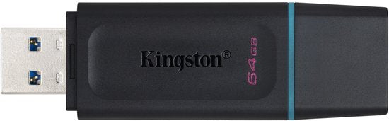 Kingston 64GB USB Stick - USB 3.2 Gen 1 - DataTraveler Exodia - Zwart