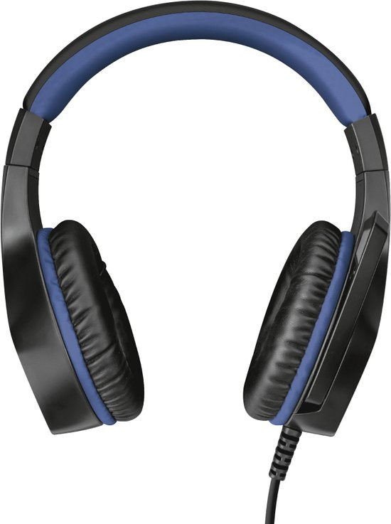 Trust GXT 404B Rana, Bedraad, Gamen, 20 - 20000 Hz, 225 g, Headset, Zwart, Blauw