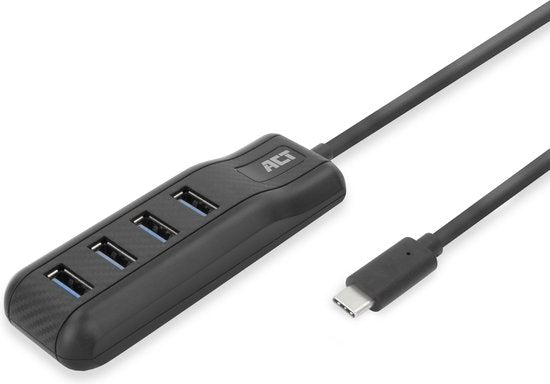 ACT AC6420 USB-C hub 3.0, 4 poorts USB-A AC6420