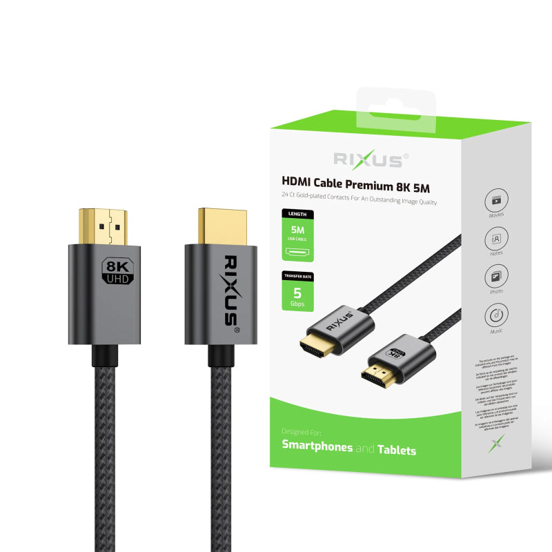 Rixus RXHU13 Premium Hdmi Kabel 5 mtr.