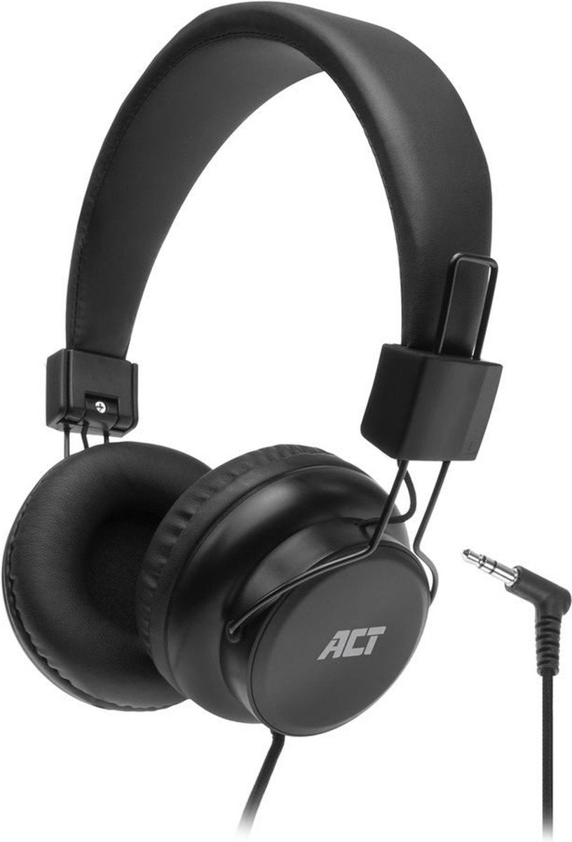 Ewent EW3573 Opvouwbare on-ear hoofdtelefoon met comfortabele oorkussens en verstelbare hoofdband ( AC9300 )