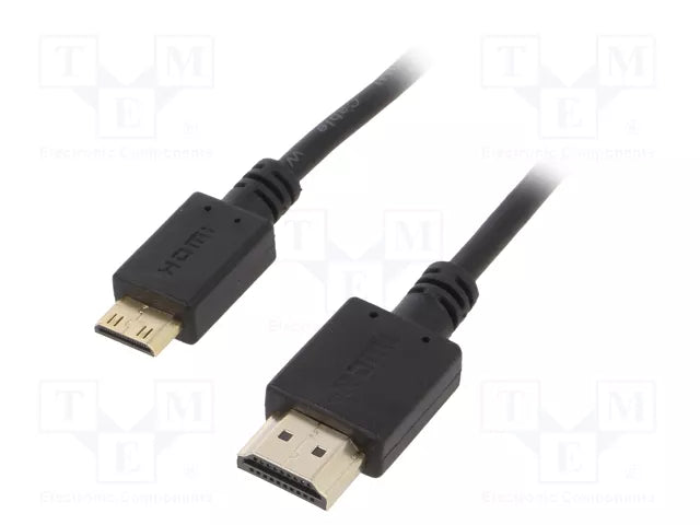 Gembird CC-HDMI4C-6 HDMI kabel 1,8 m HDMI Type A (Standaard) Mini HDMI Type C (Mini) Zwart