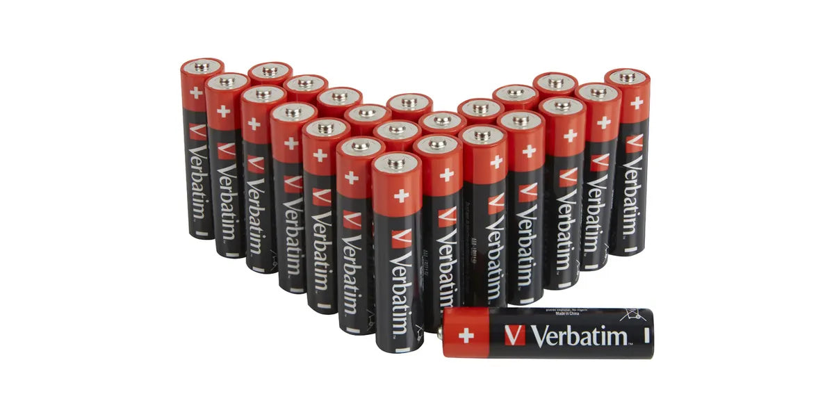 Verbatim huishoudelijke batterij Wegwerpbatterij AAA Alkaline 20 stuks