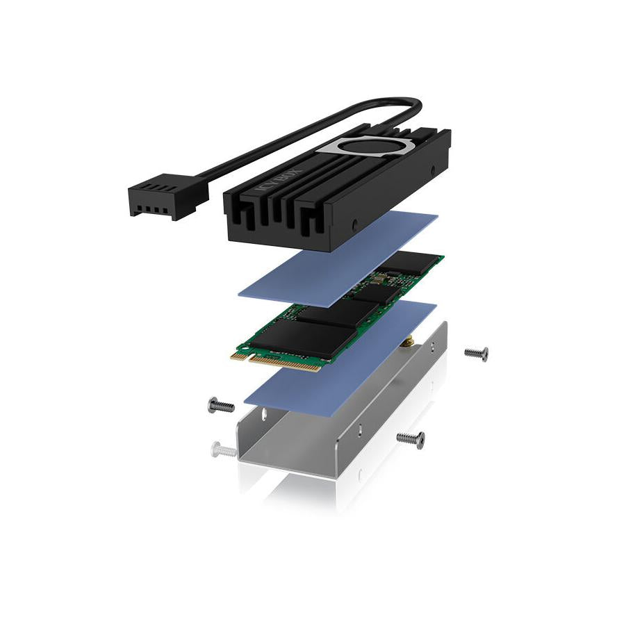 Koeler IcyBox SSD M.2 IB-M2HSF-703 voor NVME SSD