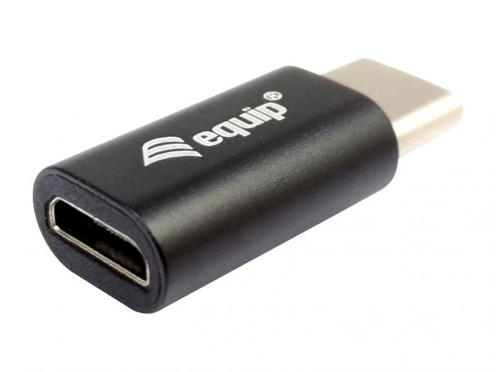 Equip Adapter USB-C -> Micro USB zwart