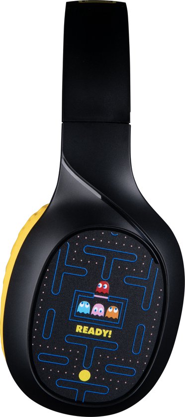 Konix Pac-Man - draadloze koptelefoon - 30 uur speeltijd - microfoon - bluetooth 5.3 - verstelbaar