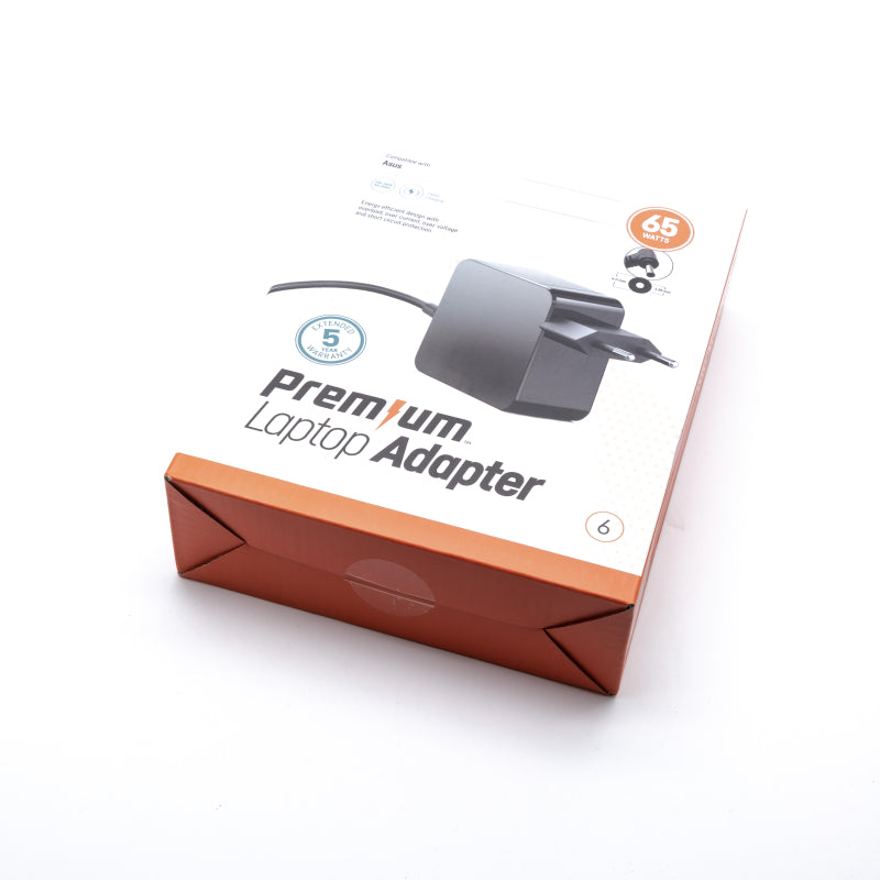 Premium adapter in retailverpakking  Asus 19V 3,42A 4,0mm * 1,35mm wandlader