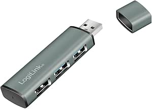 LogiLink USB 3.2 HUB 3-port, Gen2 met Aluminium