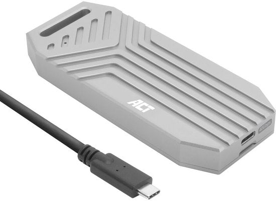 ACT AC1625 USB 40Gbps M.2 2280 NVMe / PCIe SSD Behuizing / High Performance / Tool-Free / Aluminium