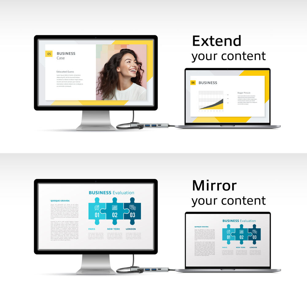 USB-C 4K docking station for 1 HDMI monitor, ethernet, USB-A, PD pass-through