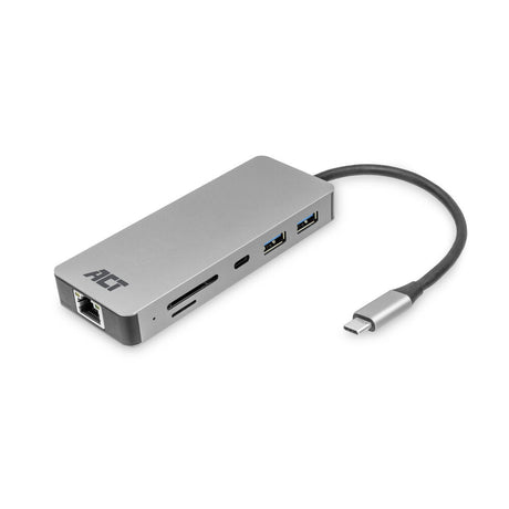 ACT AC7092 USB-C-HDMI/LAN/1XUSB-C/2XUSB-A