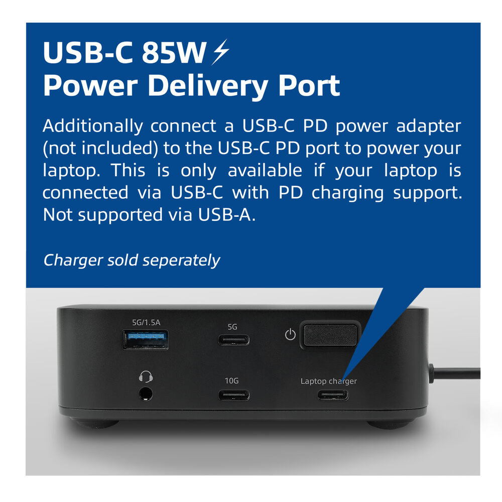 ACT AC7150 Universeel USB-C Dockingstation 4K, voor 2 HDMI/DisplayPort monitoren, DisplayLink, compact model