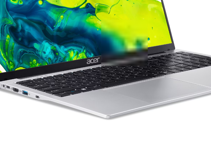 Acer Aspire Lite AL17-31P-39U3, Intel Core 3 N355, Laptop 43,9 cm (17.3") HD+, 8 GB LPDDR5-SDRAM, 512 GB SSD, Wi-Fi 6 (802.11ax,) Windows 11 Home Zilver