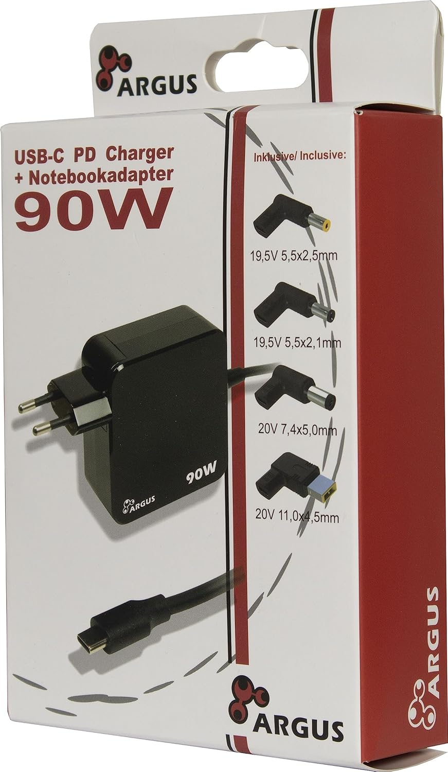 Inter-Tech PD-Charger USB C,PSU PD-2090, PD 90W, zwart