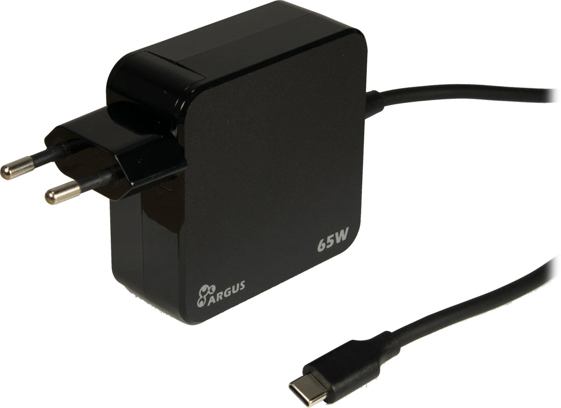 Inter-Tech Stecker-Netzteil PD-2065 65W USB-C zwart