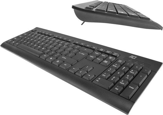 ACT Business Toetsenbord Bedraad USB | QWERTY/US layout | Zwart | AC5410