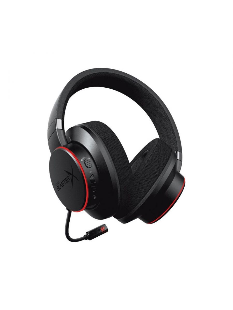 Creative Sound BlasterX H6 , Bedrade Over-ear Gaming Headset , USB-A & 3.5mm , Zwart & RGB