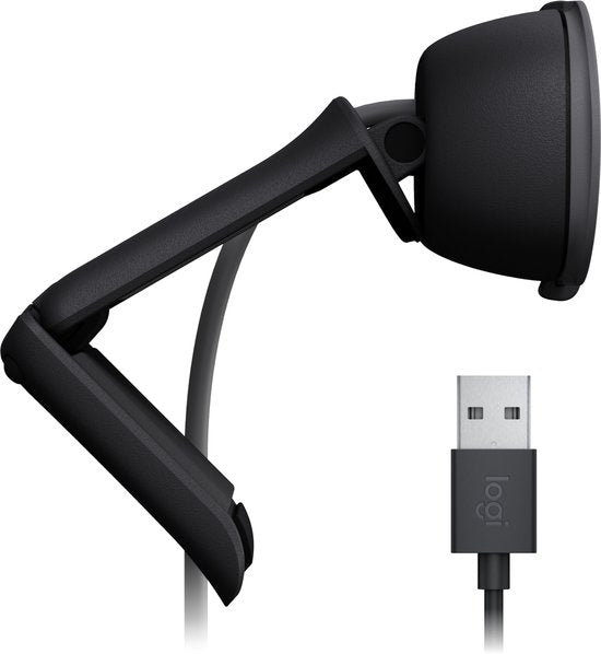 Logitech BRIO 105 Full HD-webcam 1920 x 1080 Pixel Geïntegreerd afdekpaneel