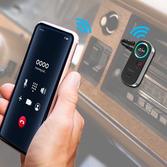 Logilink Bluetooth 5.4, 3D-Audio ontvanger, zwart