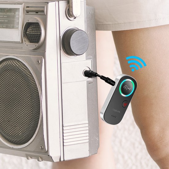 Logilink Bluetooth 5.4, 3D-Audio ontvanger, zwart
