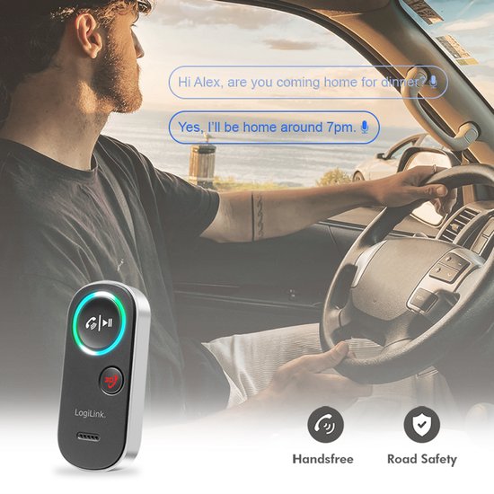 Logilink Bluetooth 5.4, 3D-Audio ontvanger, zwart