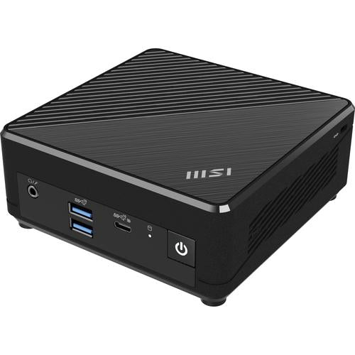 MSI Cubi N ADL S-078EU, Intel® N N100, 4 GB DDR4-SDRAM, 128 GB SSD, Windows 11 Pro Mini PC Zwart