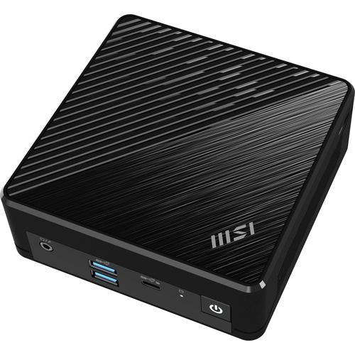 MSI Cubi N ADL S-078EU, Intel® N N100, 4 GB DDR4-SDRAM, 128 GB SSD, Windows 11 Pro Mini PC Zwart