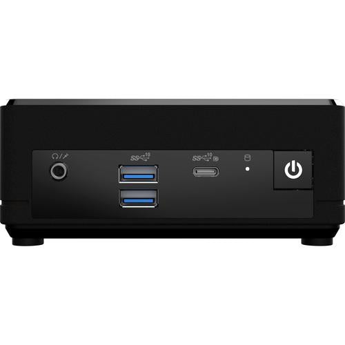 MSI Cubi N ADL S-078EU, Intel® N N100, 4 GB DDR4-SDRAM, 128 GB SSD, Windows 11 Pro Mini PC Zwart