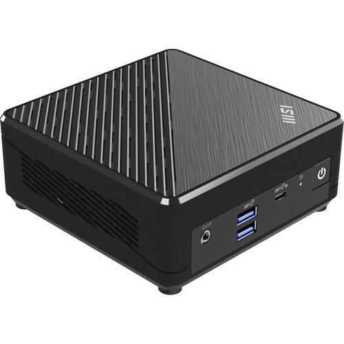 MSI Cubi N ADL S-078EU, Intel® N N100, 4 GB DDR4-SDRAM, 128 GB SSD, Windows 11 Pro Mini PC Zwart