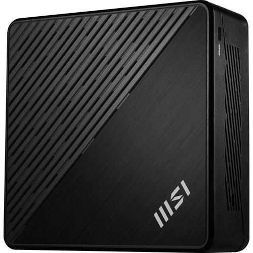 MSI Cubi N ADL S-078EU, Intel® N N100, 4 GB DDR4-SDRAM, 128 GB SSD, Windows 11 Pro Mini PC Zwart