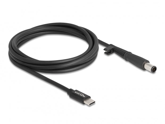 DELOCK Notebook oplaadkabel USB Type-C St. HP 7,4 x 5,0 mm