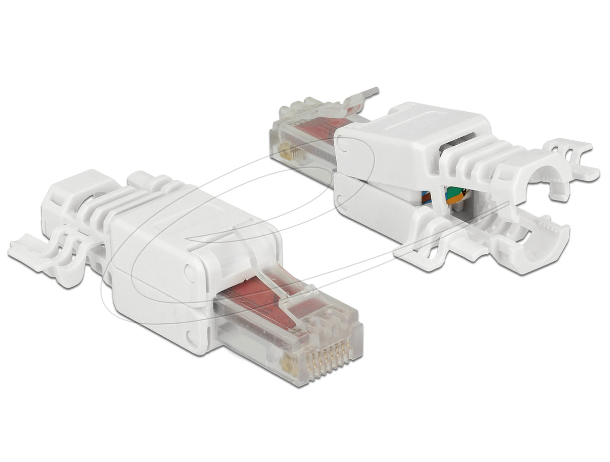 DELOCK RJ45 stekker Cat.6 UTP toolless 2 stuks