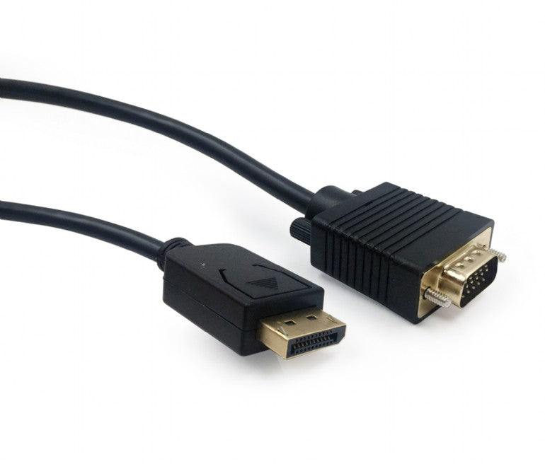 Gembird CCP-DPM-VGAM-6 video kabel adapter 1,8 m VGA (D-Sub) DisplayPort Zwart