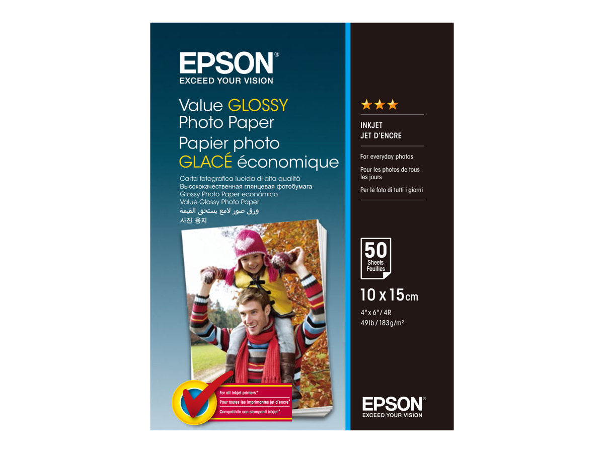 EPSON Value Foto Papier 10x15cm 50 vel