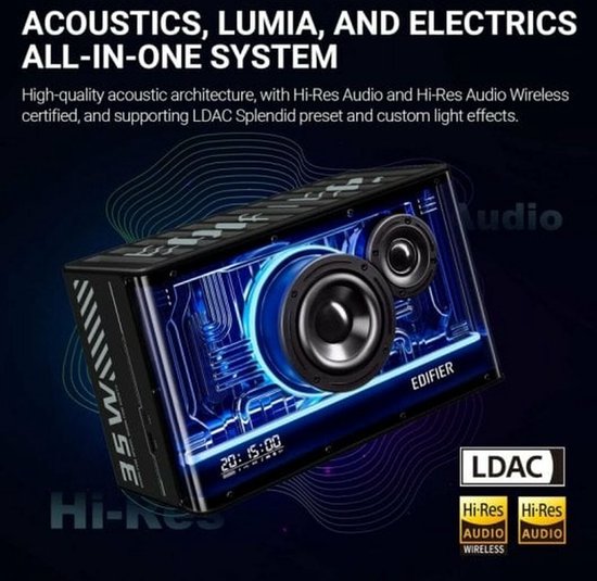 Edifier QD35 Bluetooth, RGB, zwart retail