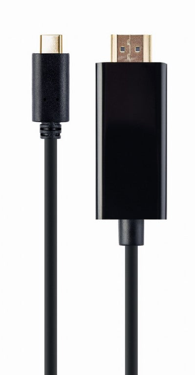 Gembird USB-C naar HDMI kabel, 4K 30 Hz, 2 m, zwart