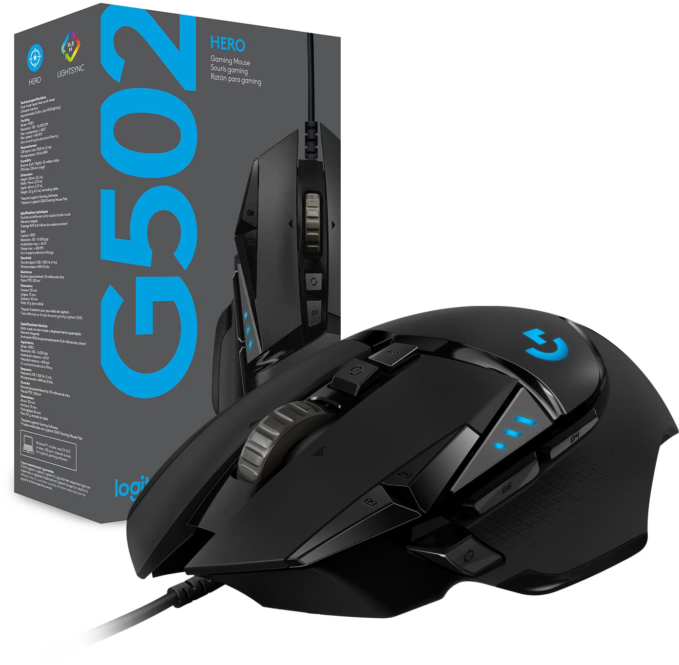 Logitech G502 HERO High Performance Gaming Mouse